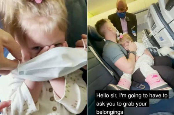 Family kicked off plane without luggage after 2-year-old girl refused ...