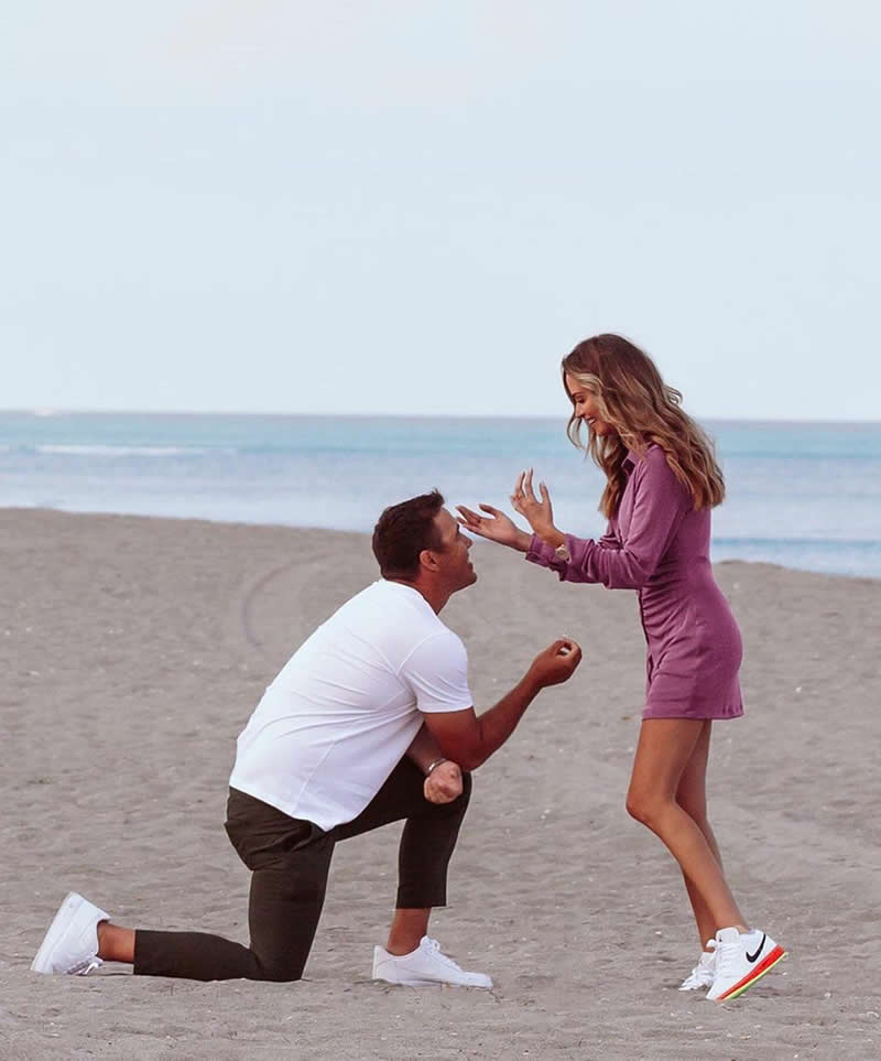 Brooks Koepka Finally Proposed To His Longtime Girlfriend On The Beach
