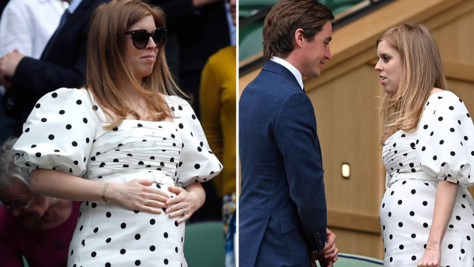 Pregnant Princess Beatrice Shows Off Baby Bump At Wimbledon