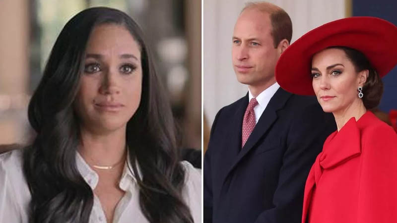 Meghan Markle, Kate Middleton and Price Harry