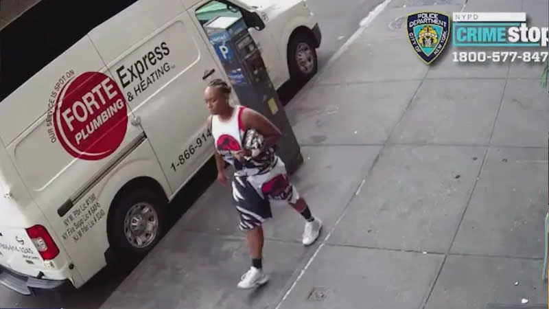 Suspect Punching Woman Manhattan