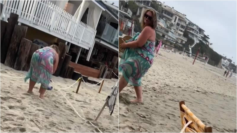 woman claims beach ownership