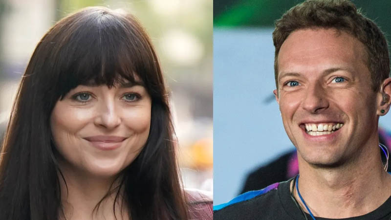 Dakota Johnson and Chris Martin