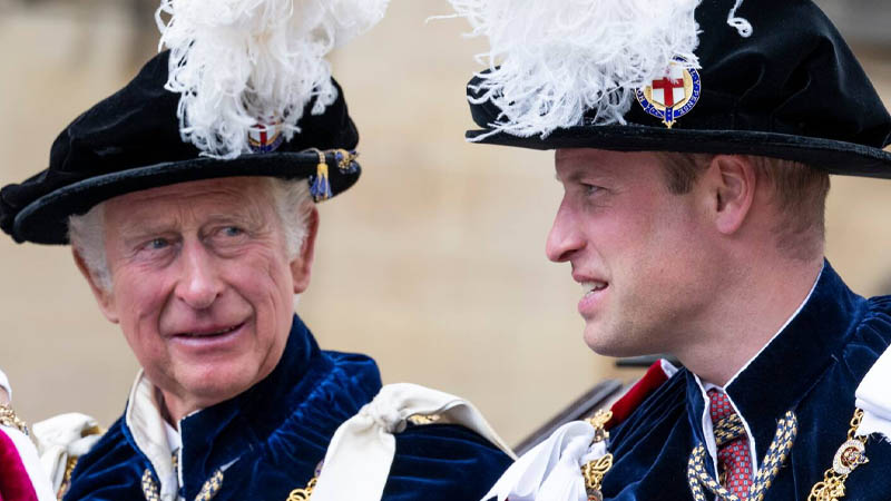 King Charles and Prince William