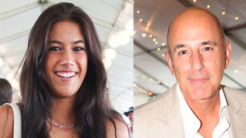 Matt Lauer and his daughter Romy Lauer