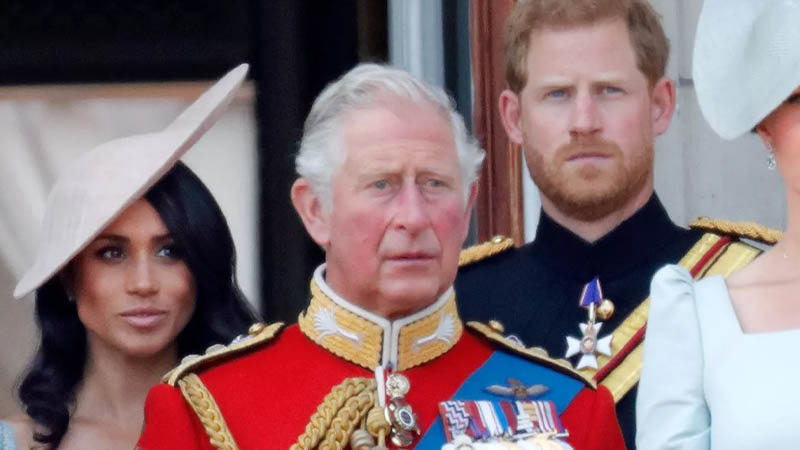 Meghan Markle, Prince Harry and King Charles