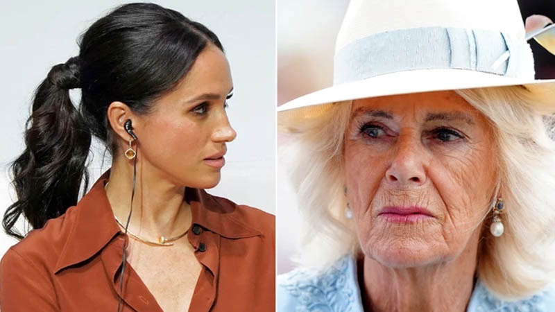 Meghan Markle and Queen Camilla