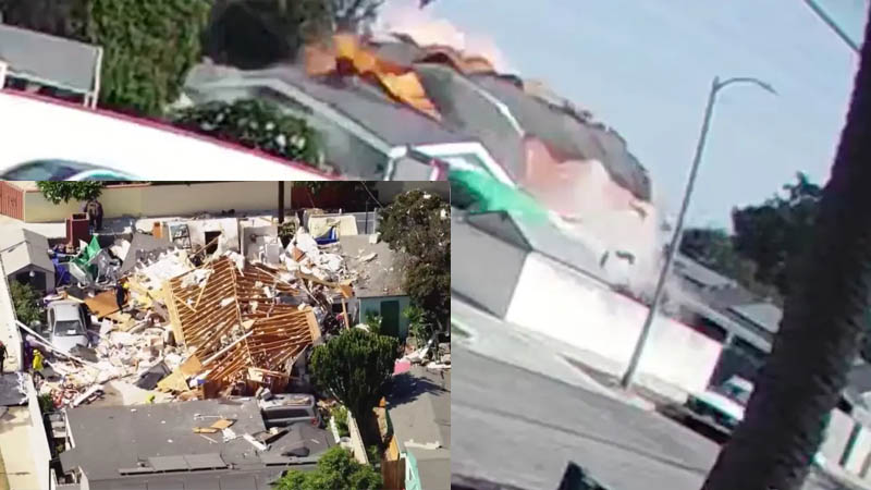 Destroyed Home in California