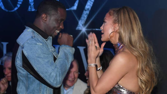 Sean Diddy Combs and Jennifer Lopez at Caesars Palace in Las Vegas, Nevada. (Photo by Ethan Miller/Getty Images for Caesars Entertainment)