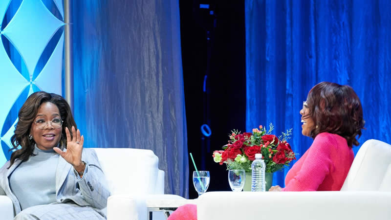 Gayle King with Oprah